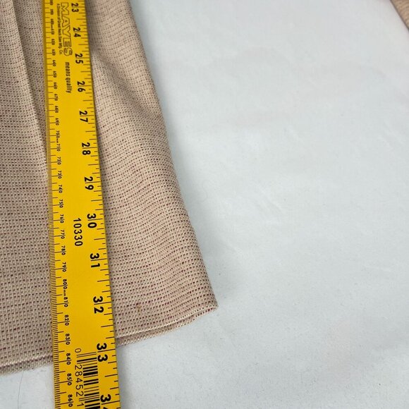 TseSay Womens Pants Wool Blend Beige Trousers Straight Leg Made In USA Size 10 - Picture 8 of 10